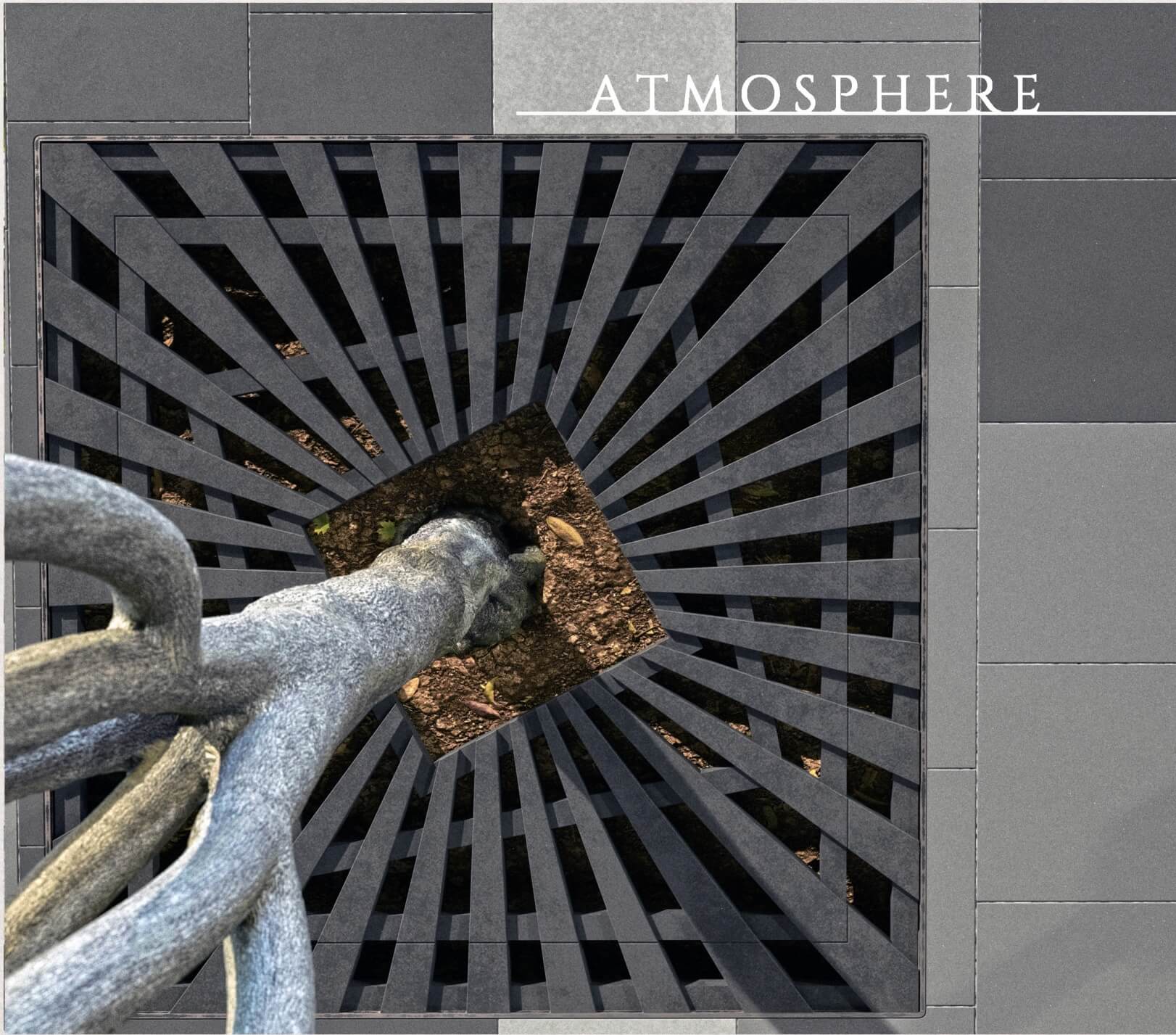 Приствольная решетка для дерева ZKING ATMOSPHERE 1.2х1.2м Черная в Геленджике фото