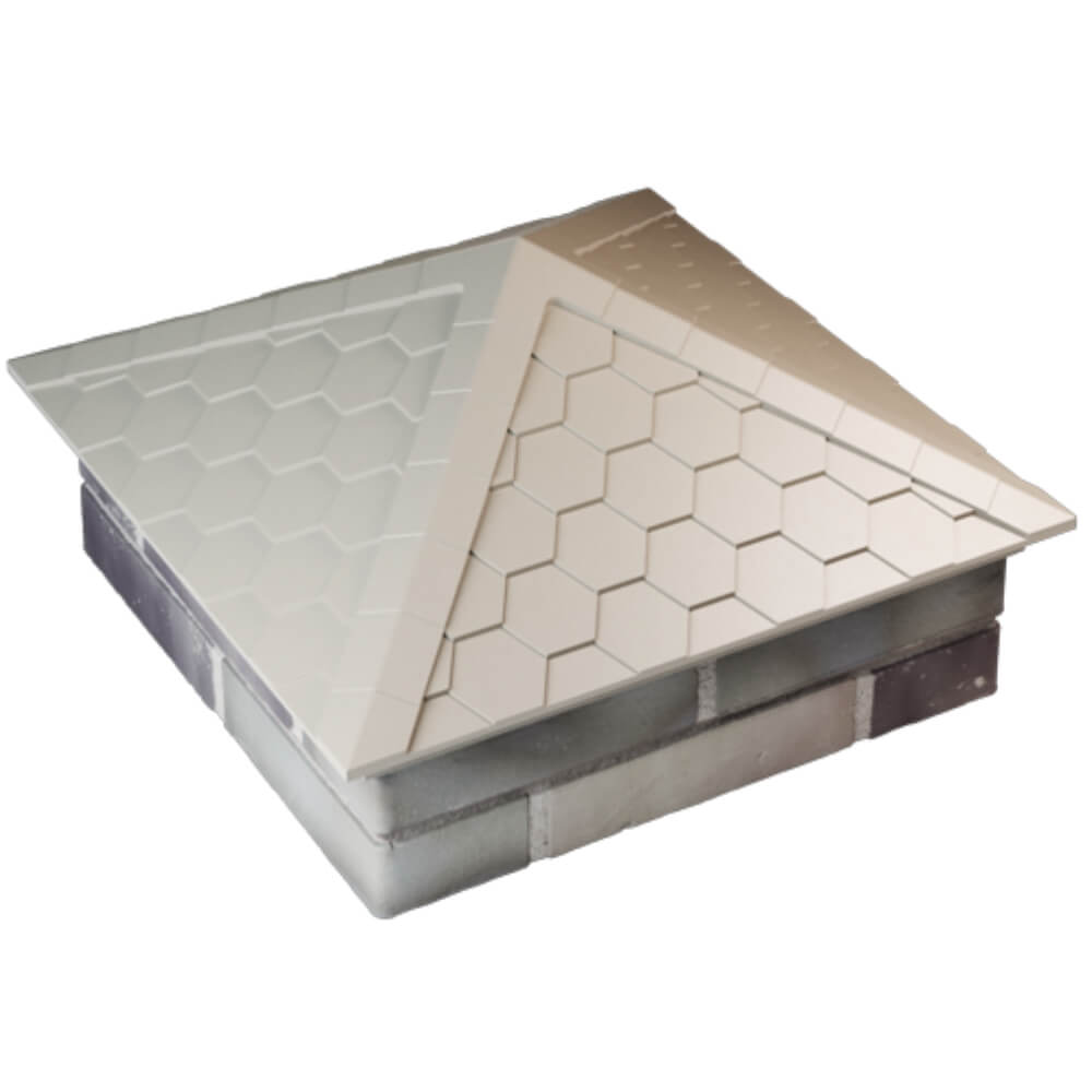 Колпак Zking Эверест Бежевый на столб 2х2 кирпича (535х535мм) Геленджик фото