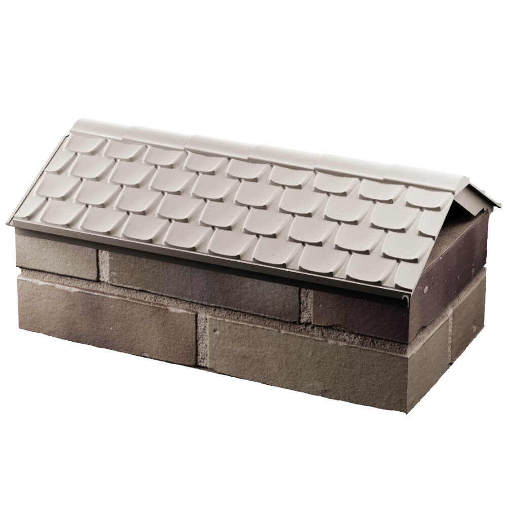 Парапет Zking Эльбрус Бежевый с посадкой на 1 кирпич (255мм) в Геленджике фото