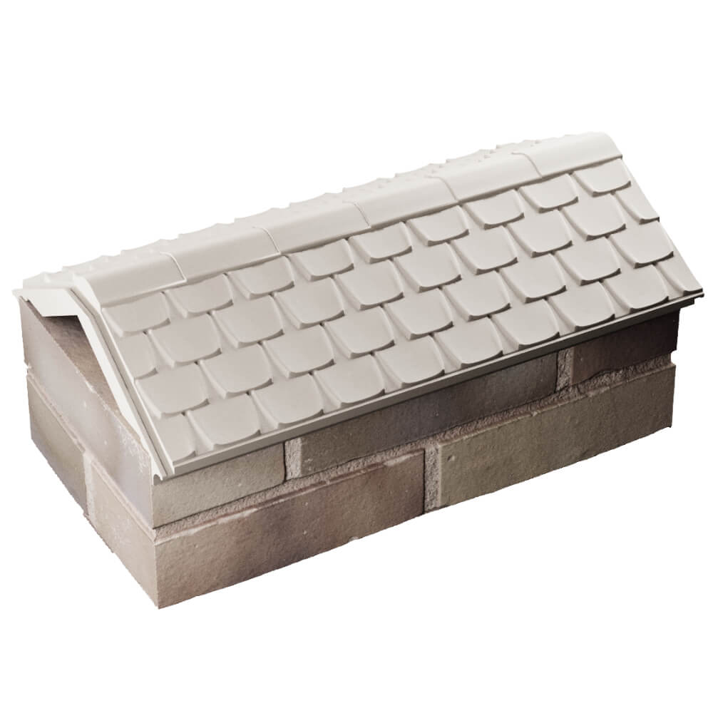 Парапет Zking Эльбрус Бежевый с посадкой на 1 кирпич (255мм) в Геленджике фото