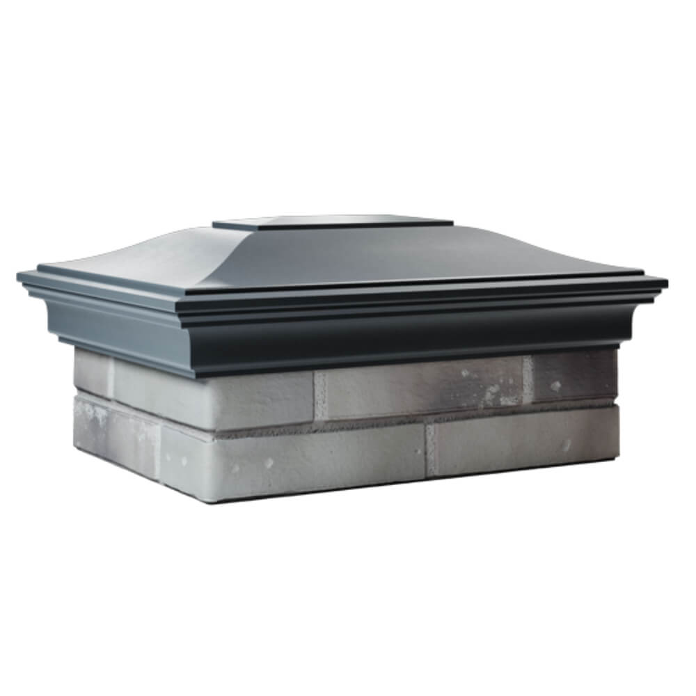 Колпак Zking Монблан Серый на столб 2х1.5 кирпича (515х385мм) в Геленджике фото