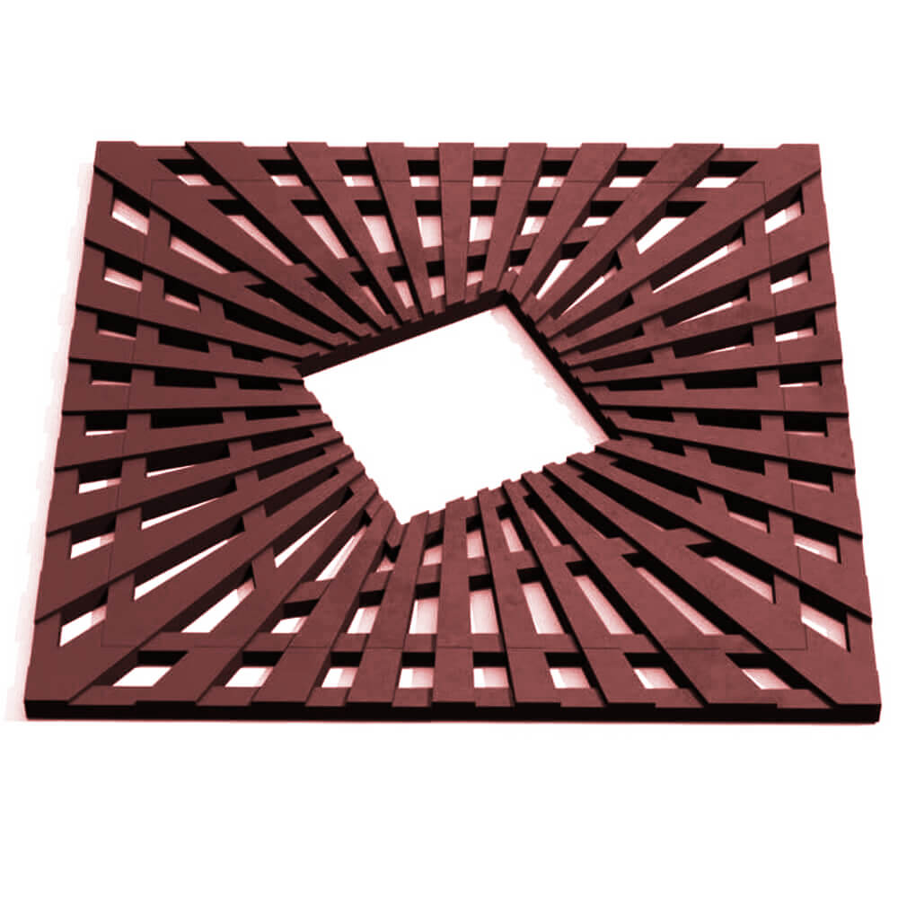 Приствольная решетка для дерева ZKING ATMOSPHERE 1.2х1.2м Коричневая Геленджик фото