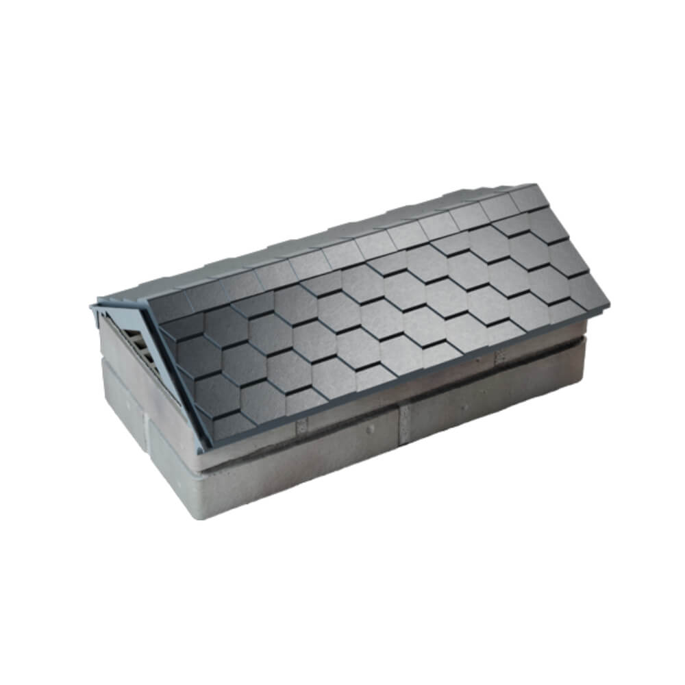 Парапет Zking Эверест Серый с посадкой на 1 кирпич (200/225/255мм) в Геленджике фото