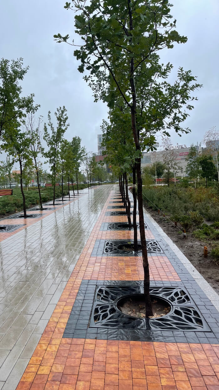 Приствольная решетка для дерева ZKING CRUST 1.2х1.2м Черная в Геленджике фото