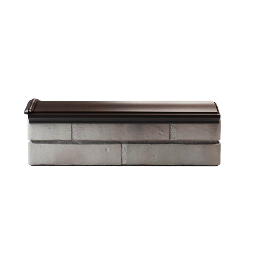 Парапет Zking Монблан Коричневый посадка на 0.5 кирпича (130мм) в Геленджике фото