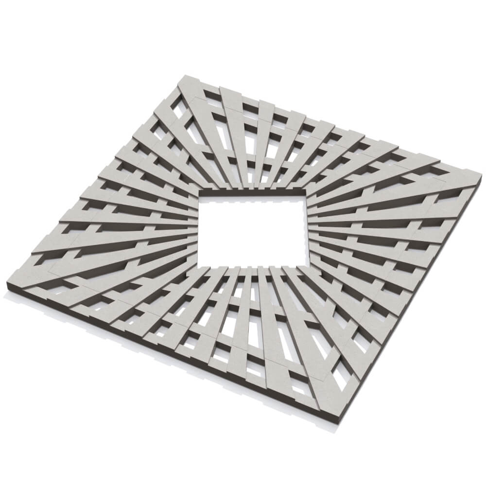 Приствольная решетка для дерева ZKING ATMOSPHERE 1.2х1.2м Бежевая в Геленджике фото