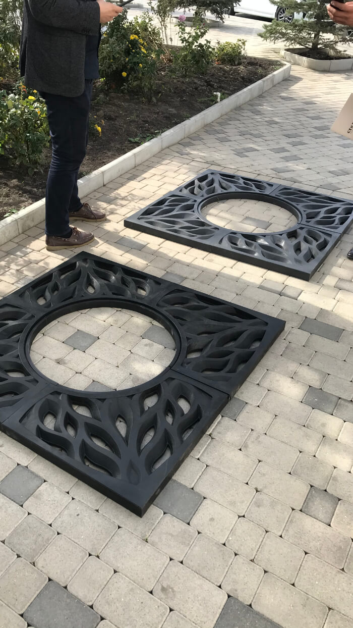 Приствольная решетка для дерева ZKING CRUST 1.2х1.2м Черная в Геленджике фото