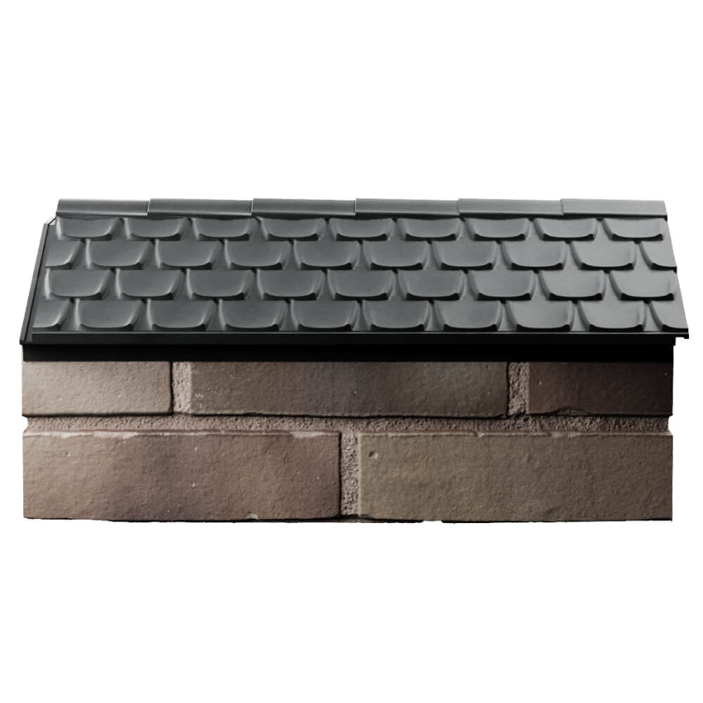 Парапет Zking Эльбрус Серый с посадкой на 1 кирпич (255мм) в Геленджике фото