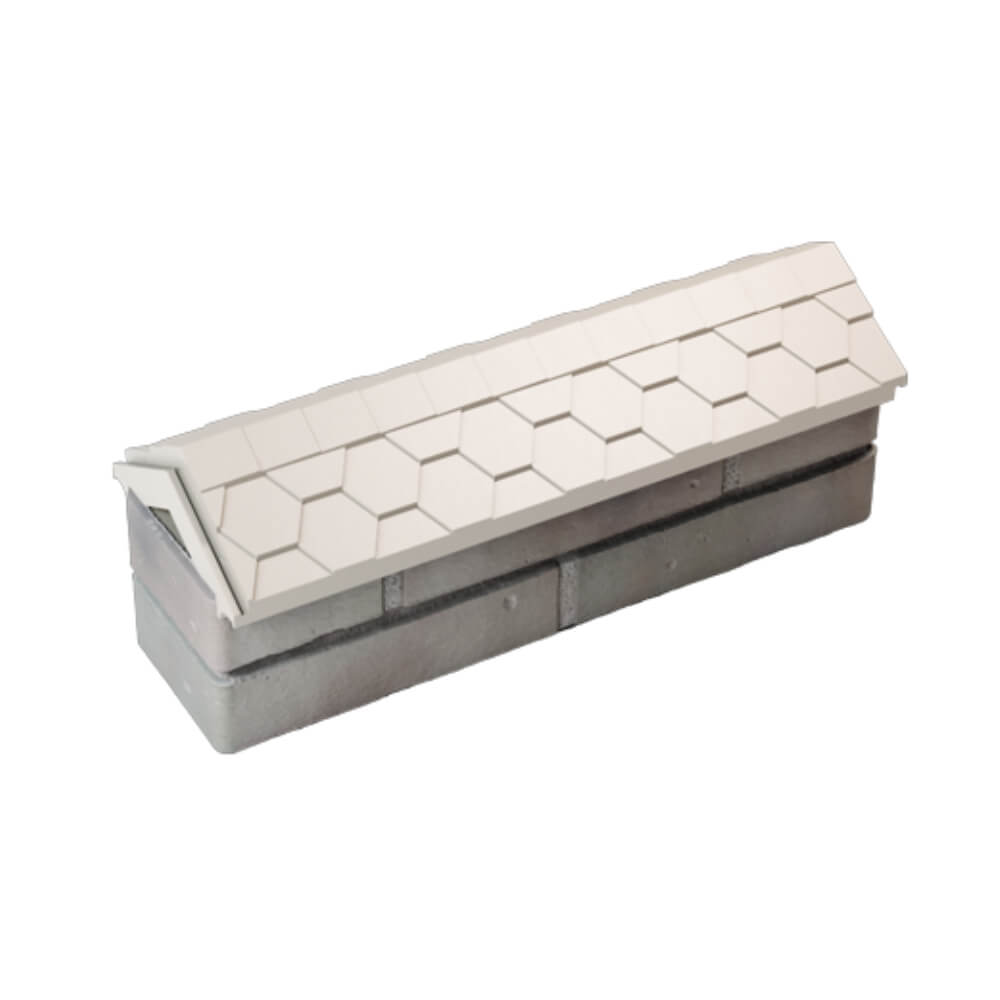 Парапет Zking Эверест Бежевый с посадкой на 0.5 кирпича (130мм) в Геленджике фото