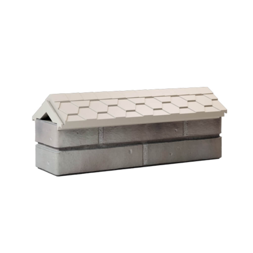 Парапет Zking Эверест Бежевый с посадкой на 0.5 кирпича (130мм) Геленджик фото