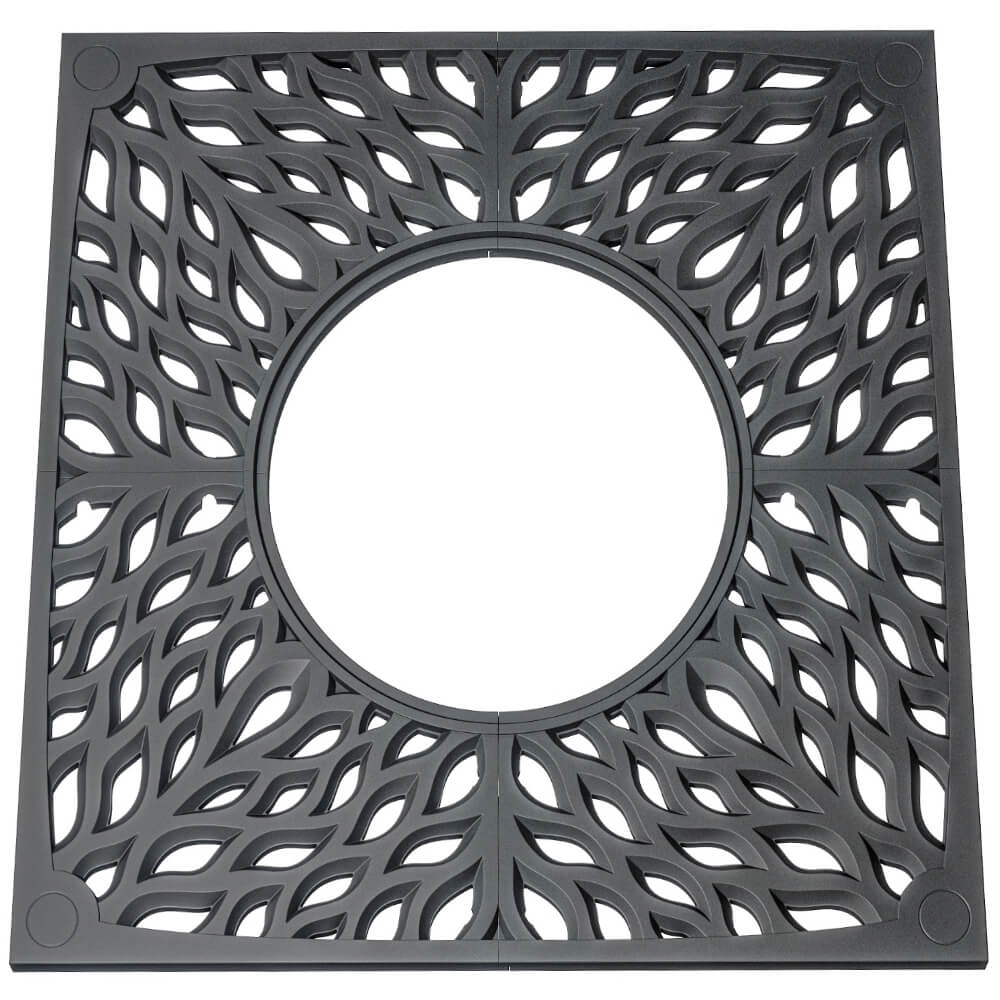 Приствольная решетка для дерева ZKING CRUST 2х2м Черная Геленджик фото