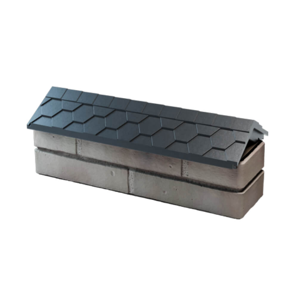 Парапет Zking Эверест Серый с посадкой на 0.5 кирпича (130мм) в Геленджике фото