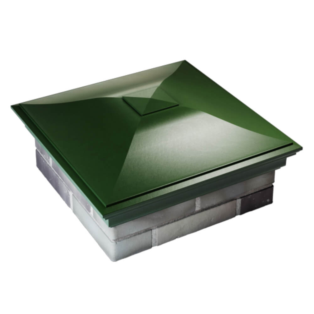 Колпак Zking Монблан Зеленый на столб 2х2 кирпича (515х515мм) Геленджик фото