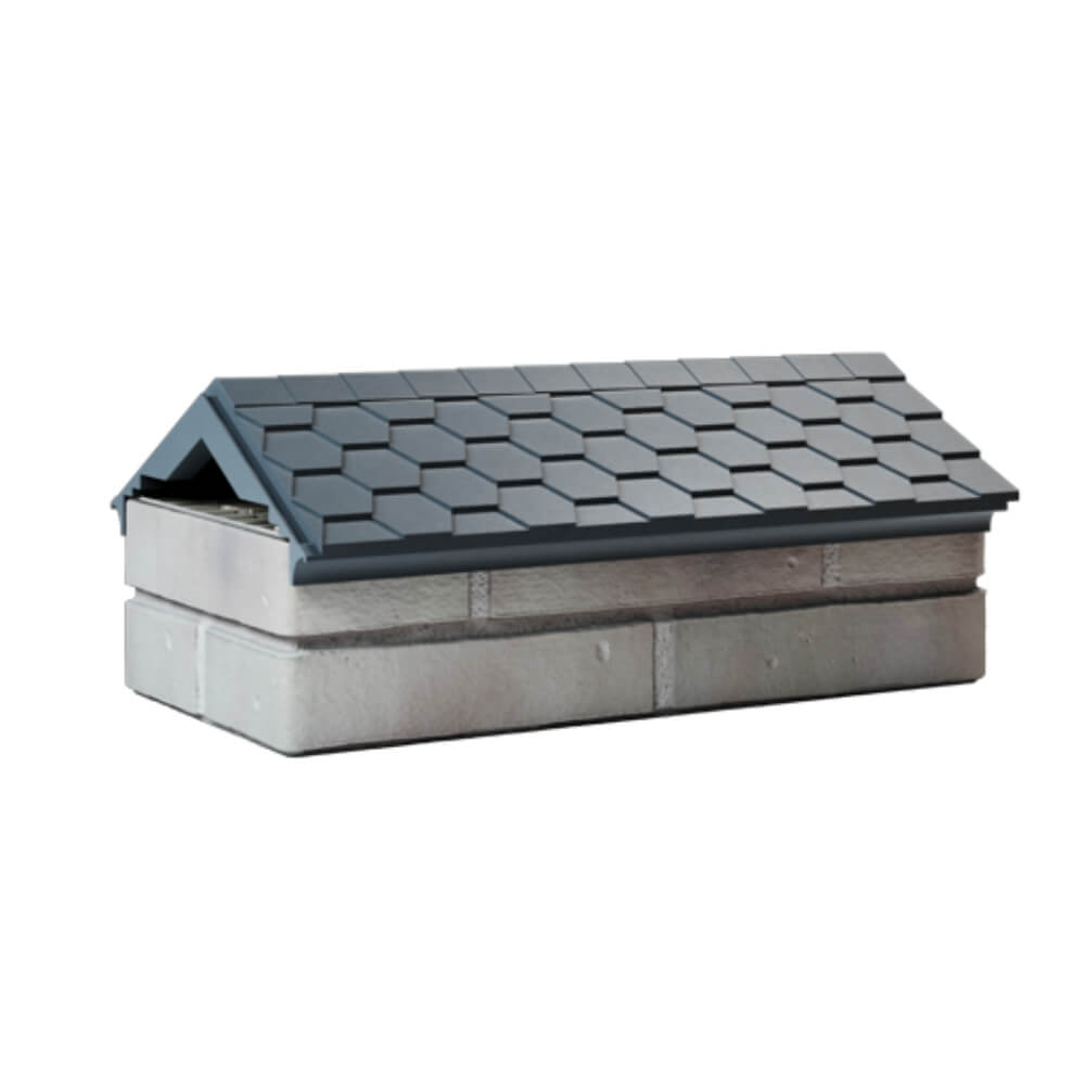 Парапет Zking Эверест Серый с посадкой на 1 кирпич (200/225/255мм) Геленджик фото