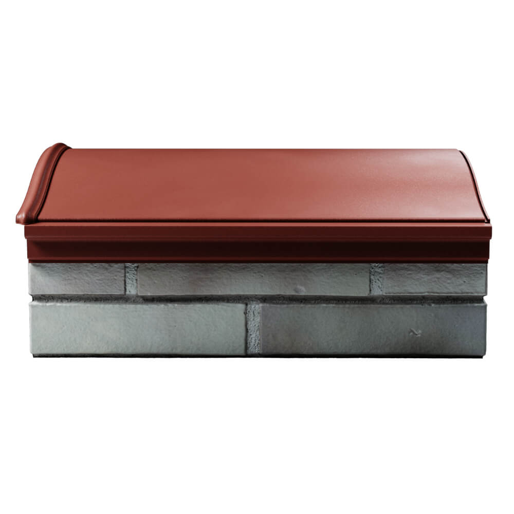 Парапет Zking Монблан Красный посадка на 1.5 кирпича (355/385мм) в Геленджике фото