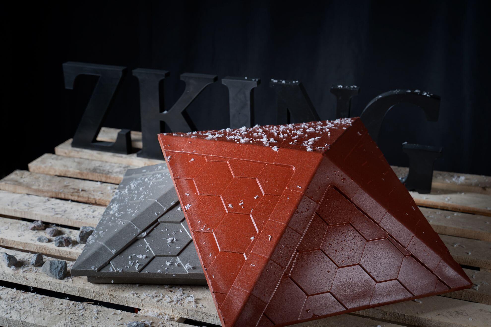 Колпак Zking Эверест Красный на столб 1.5х1.5 кирпича (390х390мм) в Геленджике фото