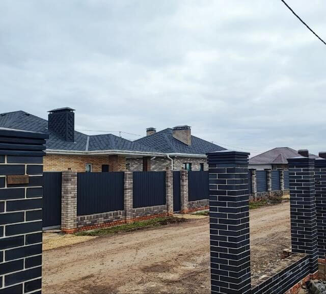 Колпак Zking Бона ХайТек Серый на столб 1.5х1.5 кирпича (385х385мм) в Геленджике фото