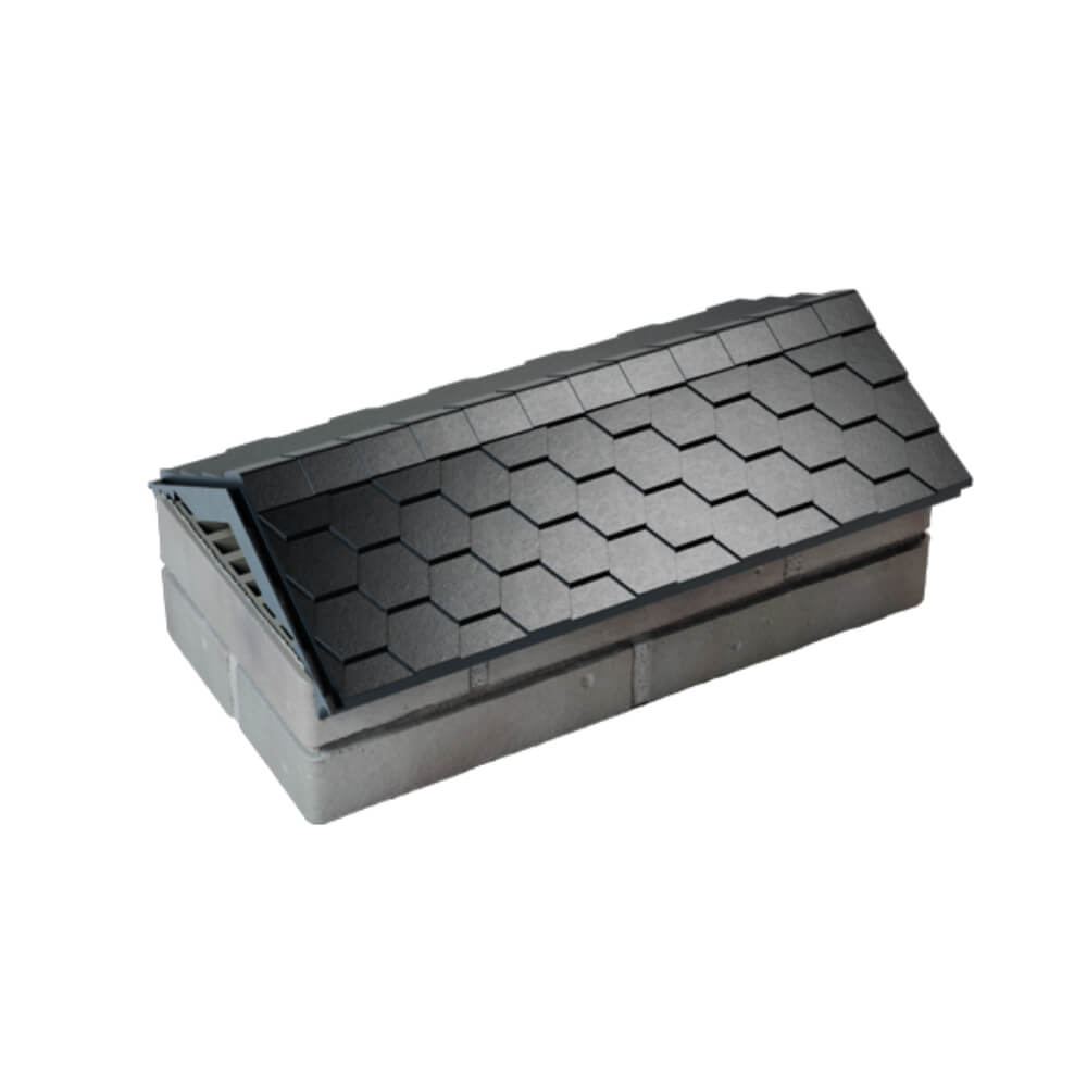 Парапет Zking Эверест Черный с посадкой на 1 кирпич (200/225/255мм) в Геленджике фото