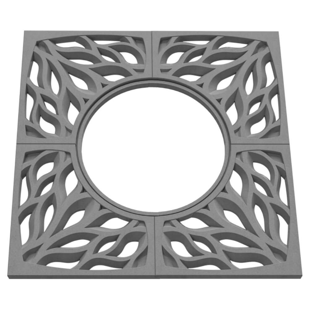 Приствольная решетка для дерева ZKING CRUST 1.2х1.2м Серая в Геленджике фото