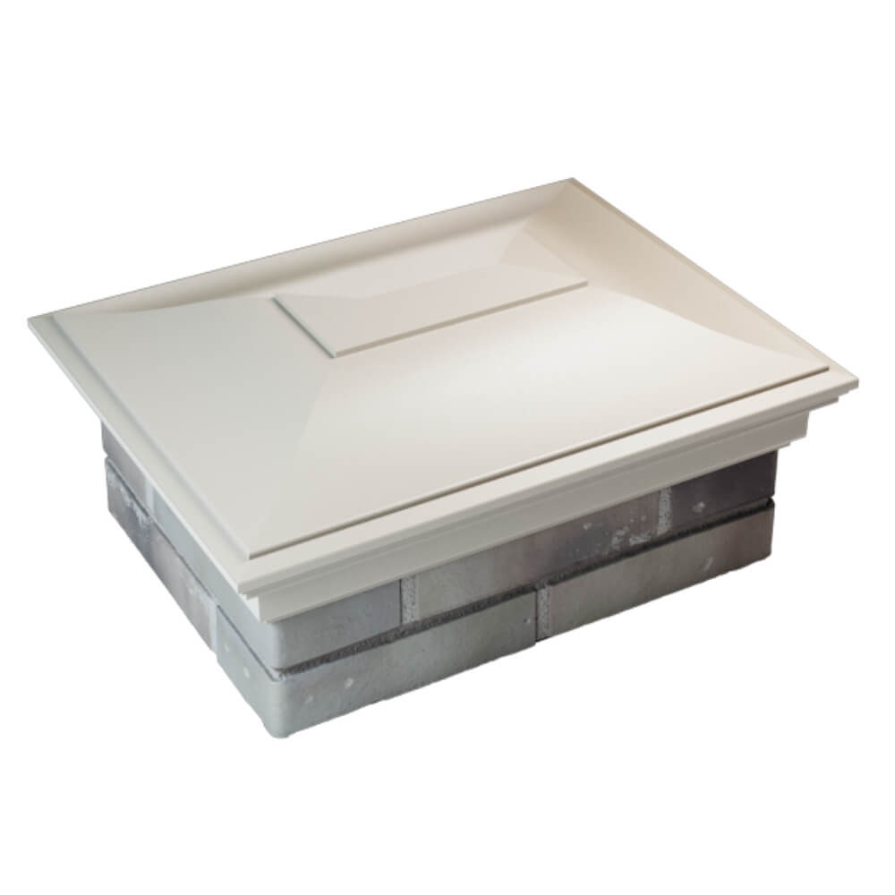 Колпак Zking Монблан Бежевый на столб 2х1.5 кирпича (515х385мм) Геленджик фото