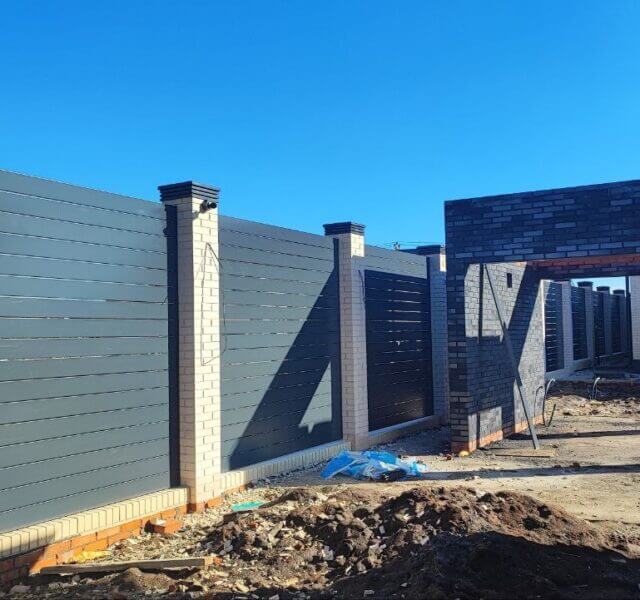 Колпак Zking Бона ХайТек Серый на столб 1.5х1.5 кирпича (385х385мм) в Геленджике фото