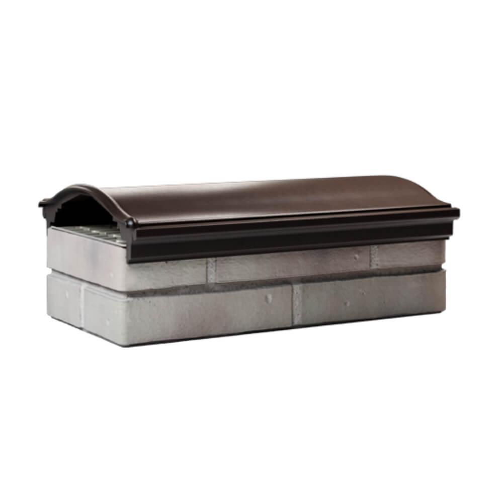 Парапет Zking Монблан Коричневый посадка на 1 кирпич (200/225/255мм) Геленджик фото