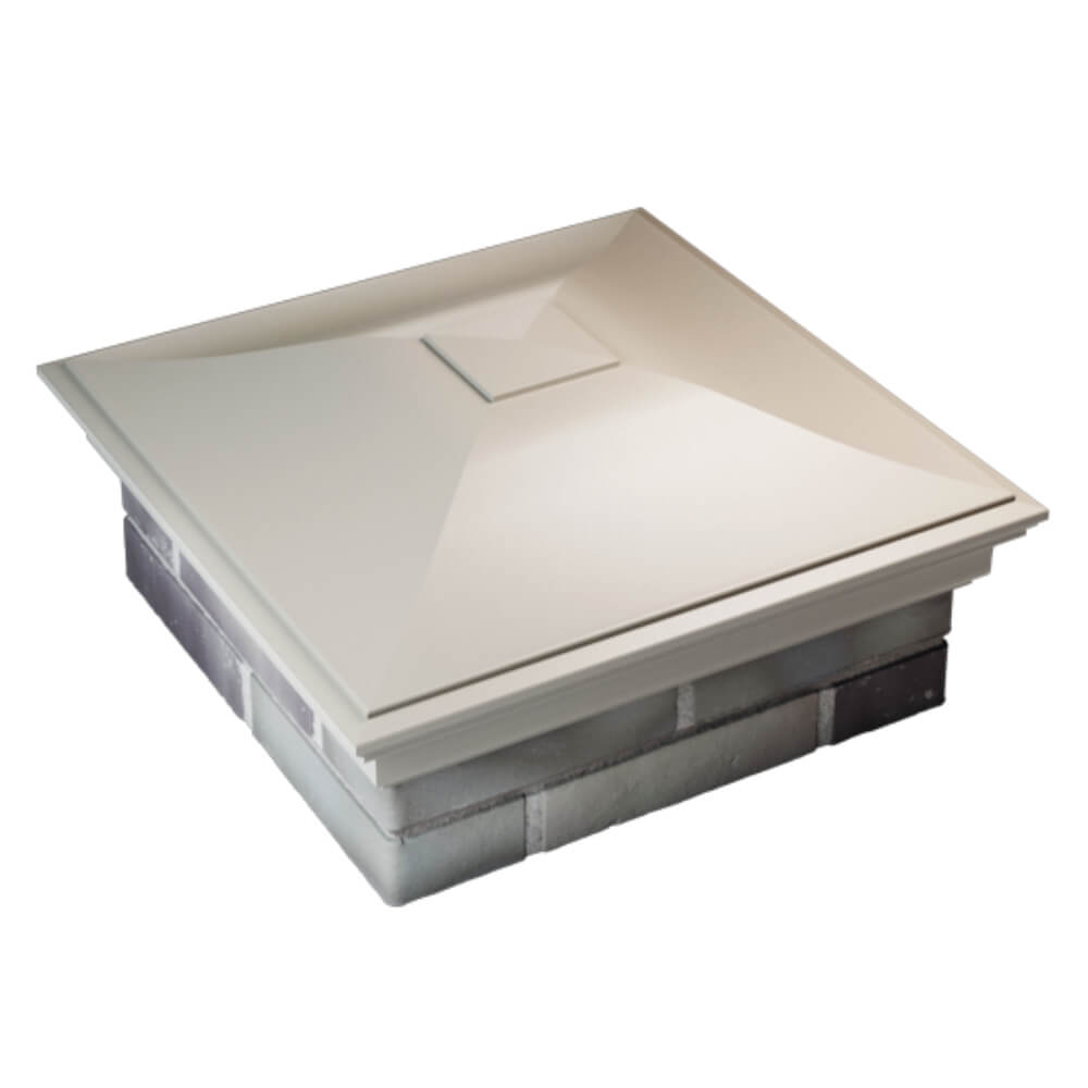 Колпак Zking Монблан Бежевый на столб 2х2 кирпича (515х515мм) Геленджик фото