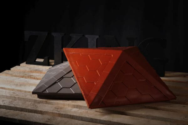 Колпак Zking Эверест Красный на столб 1.5х1.5 кирпича (390х390мм) в Геленджике фото