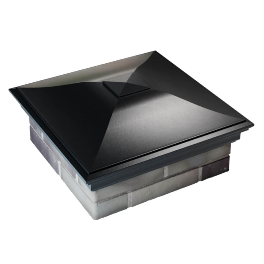 Колпак Zking Монблан Черный на столб 2х2 кирпича (515х515мм) Геленджик фото