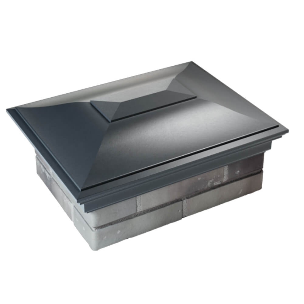 Колпак Zking Монблан Серый на столб 2х1.5 кирпича (515х385мм) Геленджик фото