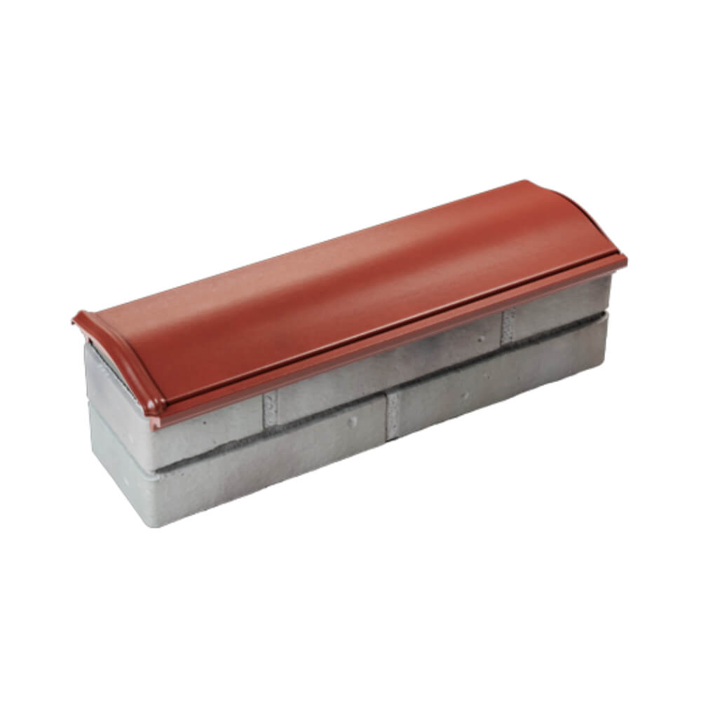 Парапет Zking Монблан Красный посадка на 0.5 кирпича (130мм) в Геленджике фото