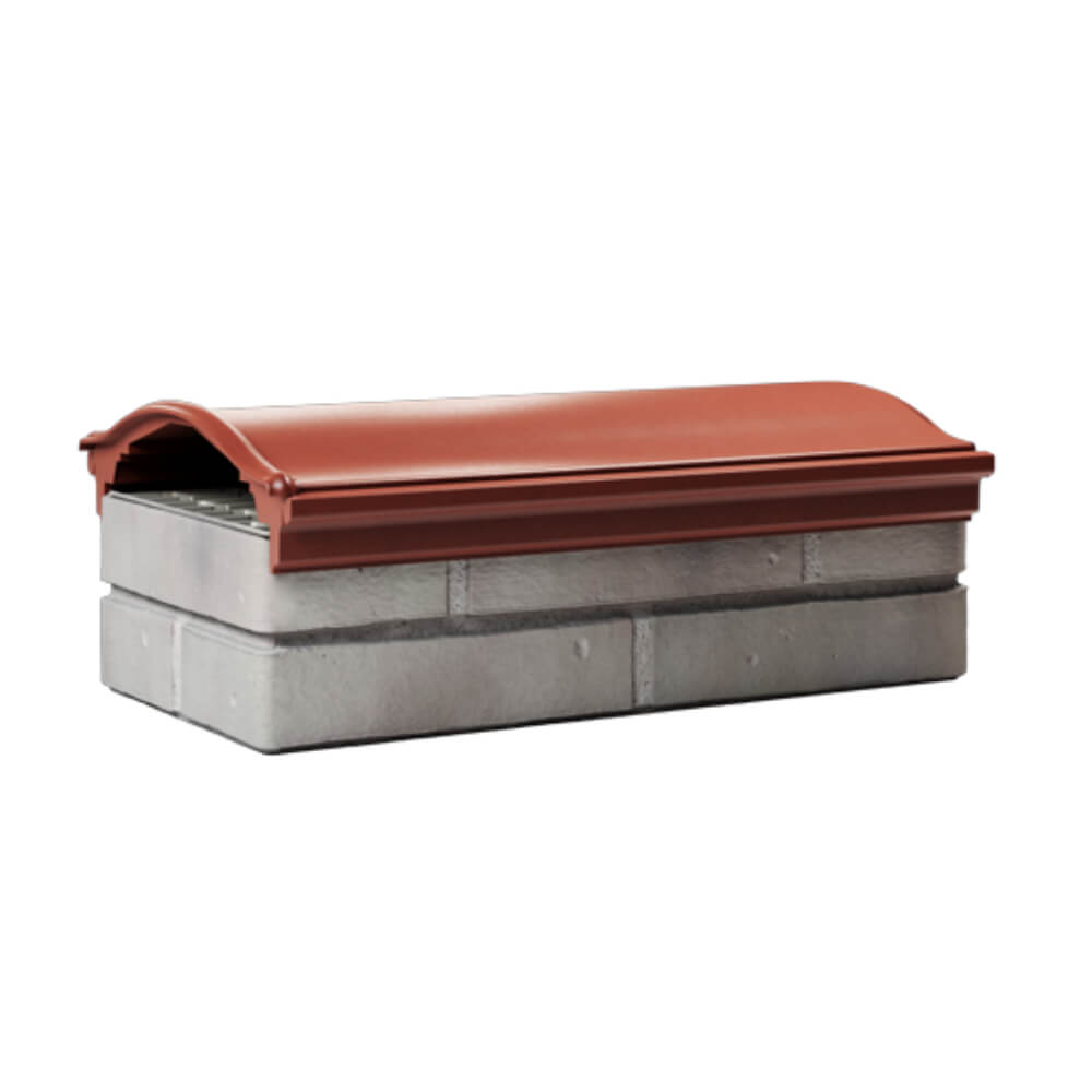 Парапет Zking Монблан Красный посадка на 1 кирпич (200/225/255мм) Геленджик фото