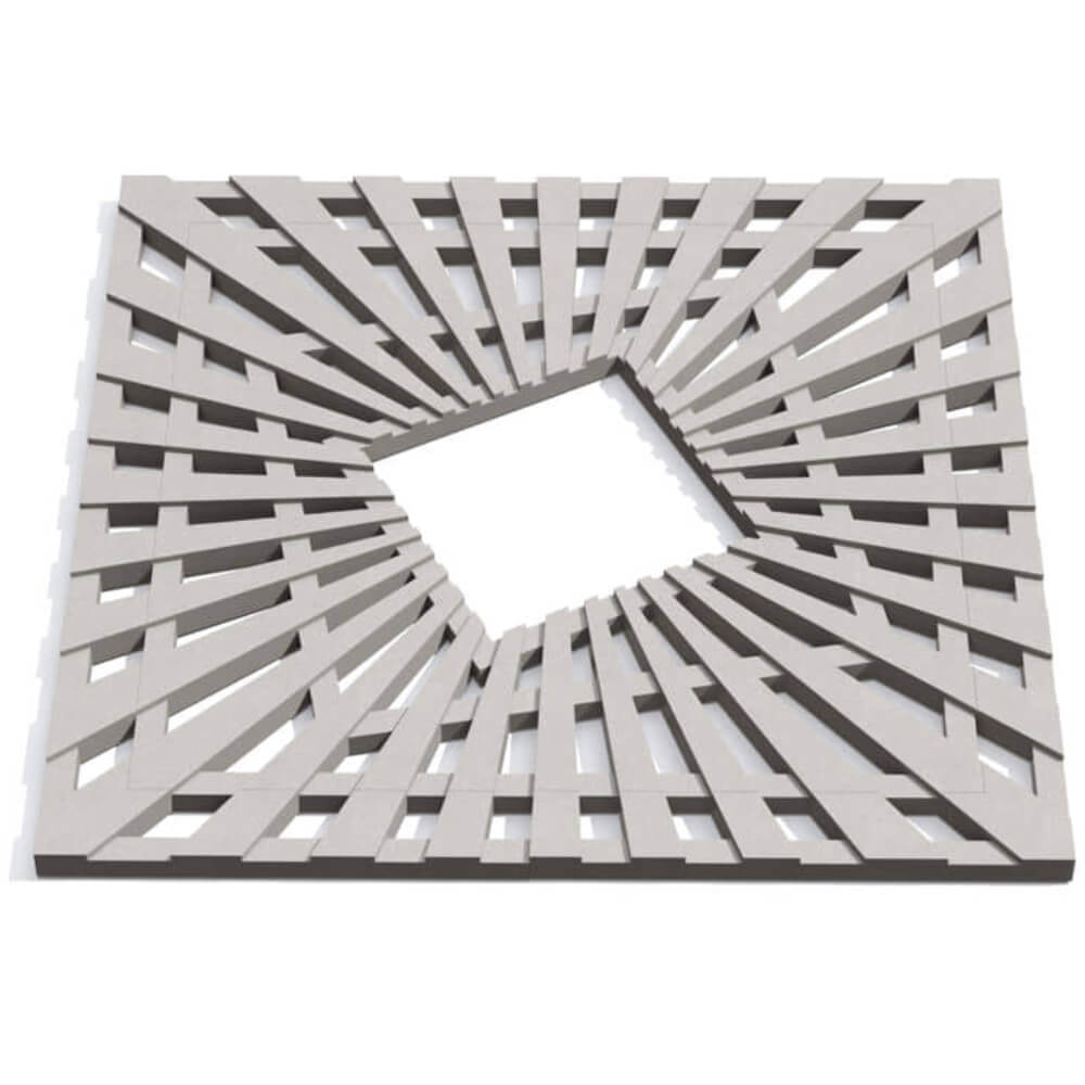 Приствольная решетка для дерева ZKING ATMOSPHERE 1.2х1.2м Бежевая Геленджик фото