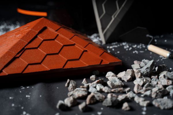 Колпак Zking Эверест Красный на столб 1.5х1.5 кирпича (390х390мм) в Геленджике фото