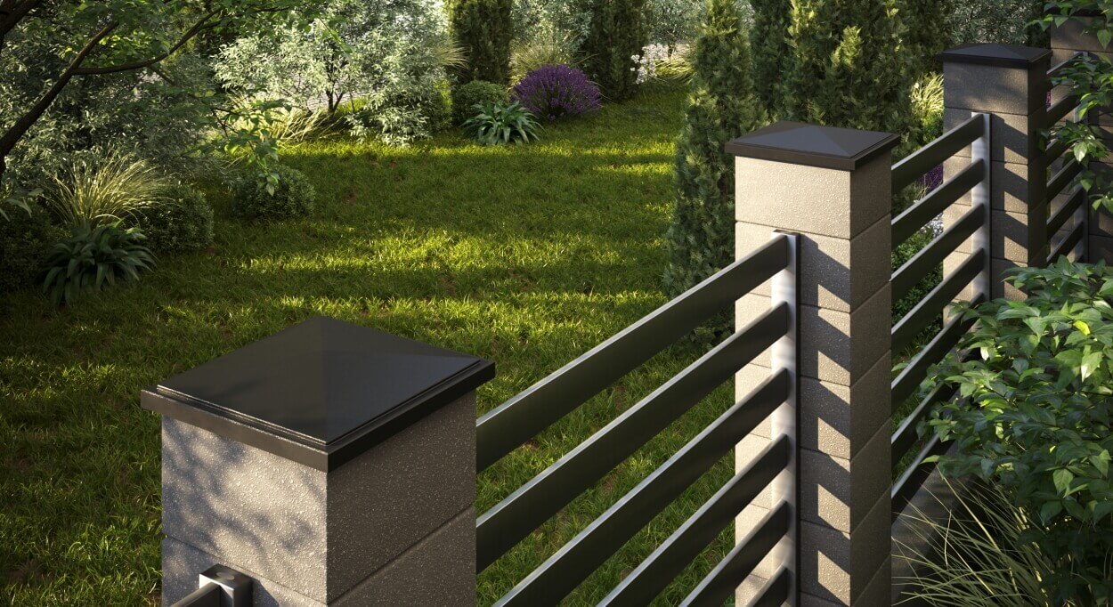 Колпак Zking БонаМоно Коричневый на столб 1.5х1.5 кирпича (385х385, 400х400мм) в Геленджике фото