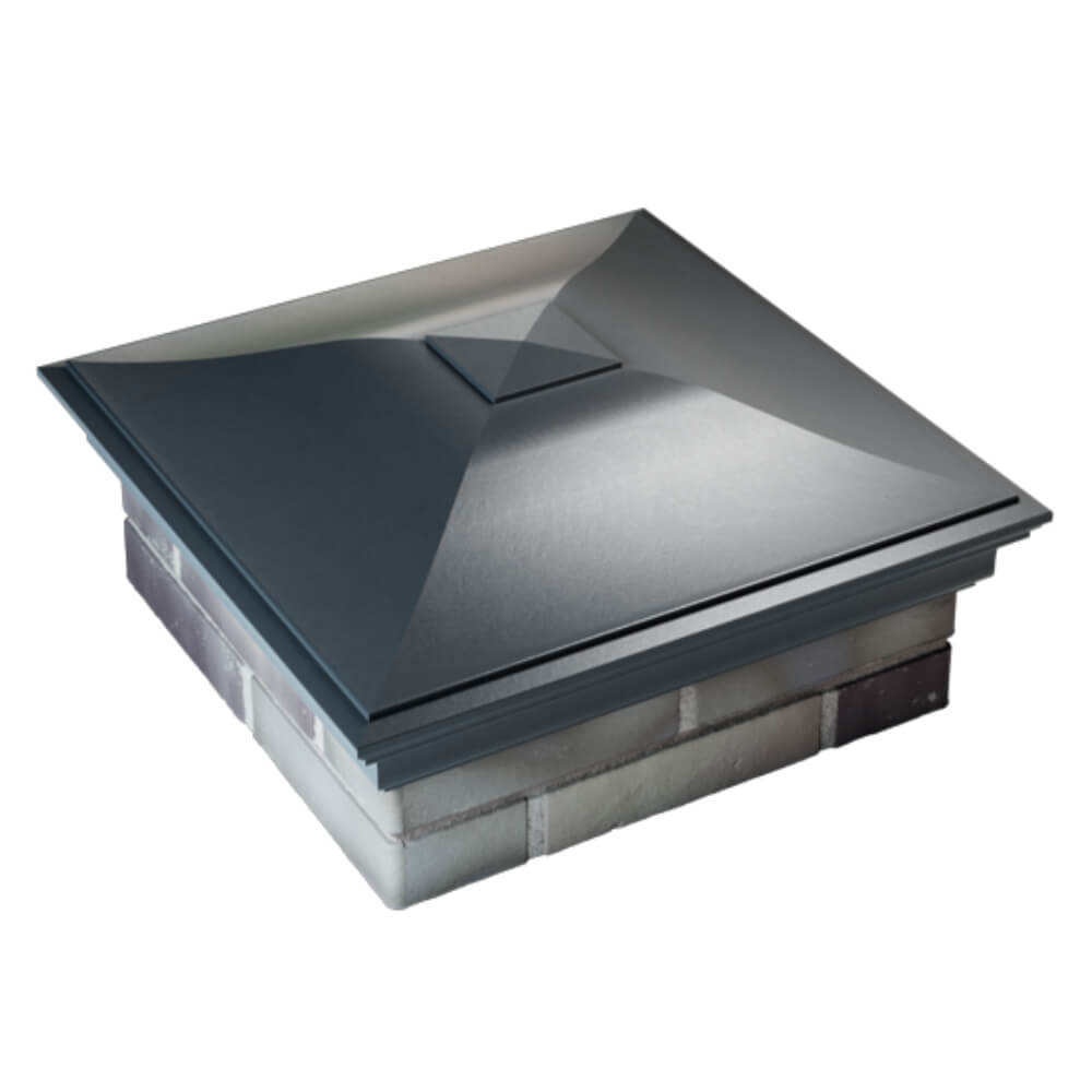 Колпак Zking Монблан Серый на столб 2х2 кирпича (515х515мм) Геленджик фото