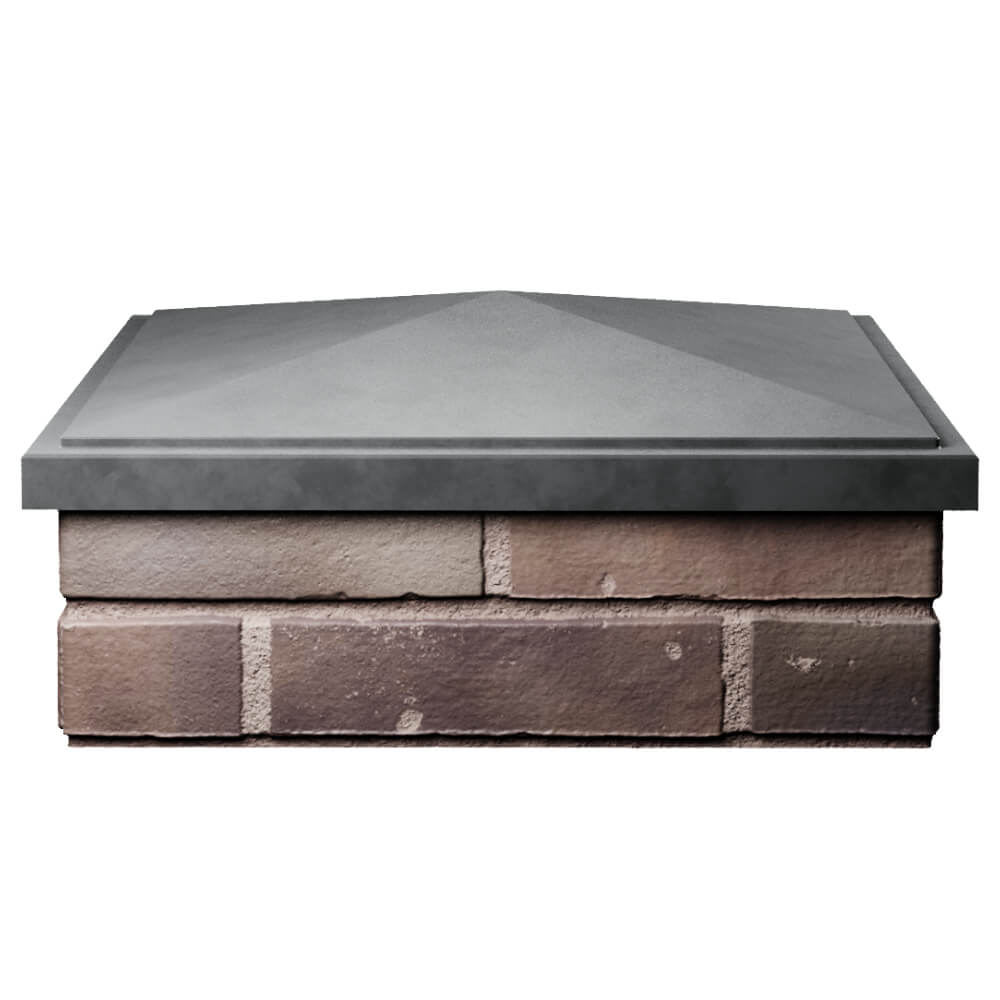 Колпак Zking БонаМоно Серый на столб 2х2 кирпича (515х515, 530х530мм) Геленджик фото