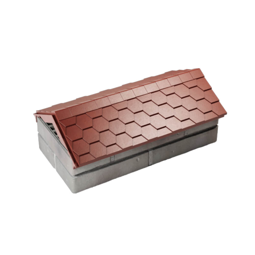 Парапет Zking Эверест Красный с посадкой на 1 кирпич (200/225/255мм) в Геленджике фото