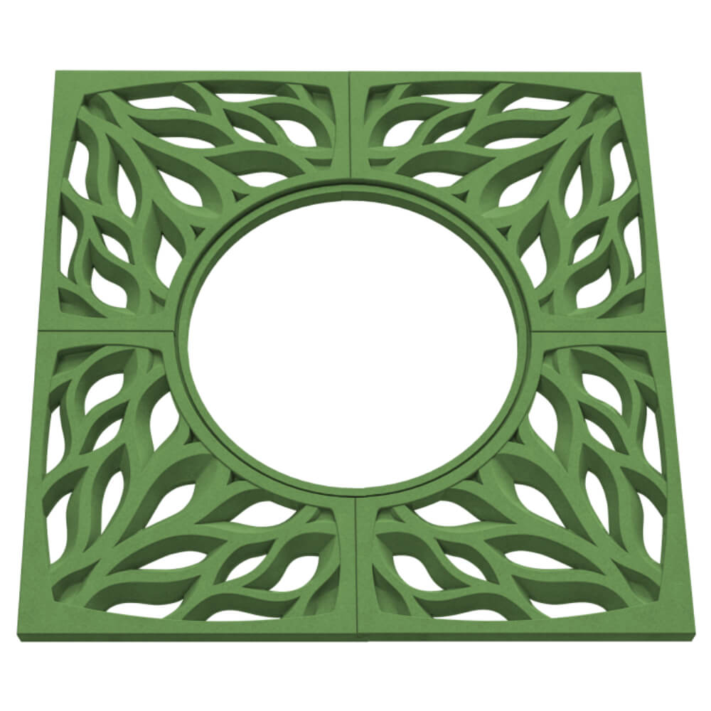 Приствольная решетка для дерева ZKING CRUST 1.2х1.2м Зеленая в Геленджике фото