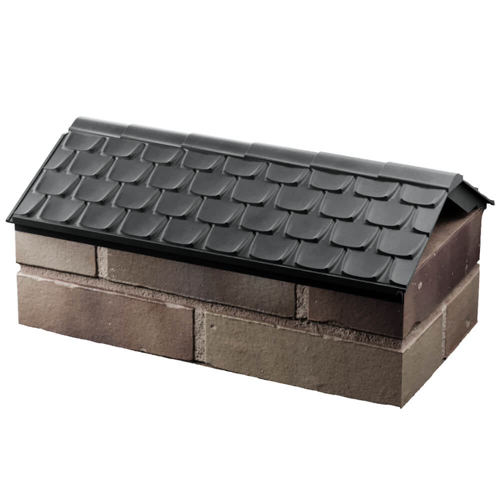 Парапет Zking Эльбрус Серый с посадкой на 1 кирпич (255мм) в Геленджике фото