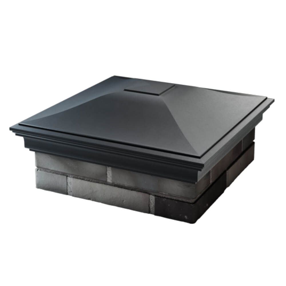 Колпак Zking Монблан Серый на столб 2х2 кирпича (515х515мм) в Геленджике фото