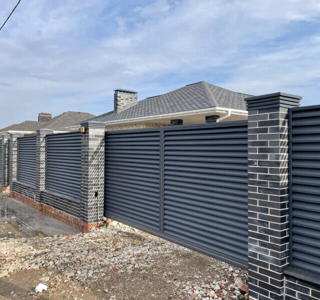 Колпак Zking Бона ХайТек Серый на столб 1.5х1.5 кирпича (385х385мм) в Геленджике фото