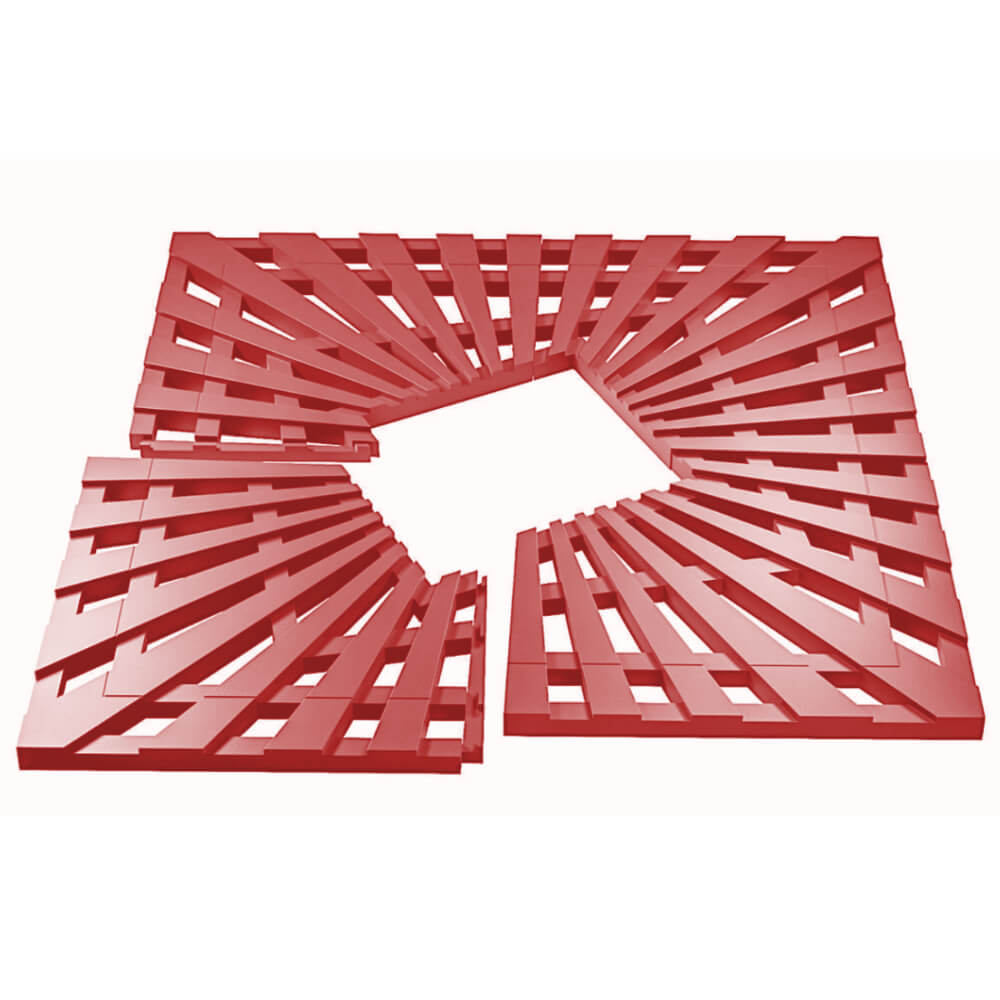 Приствольная решетка для дерева ZKING ATMOSPHERE 1.2х1.2м Красная в Геленджике фото