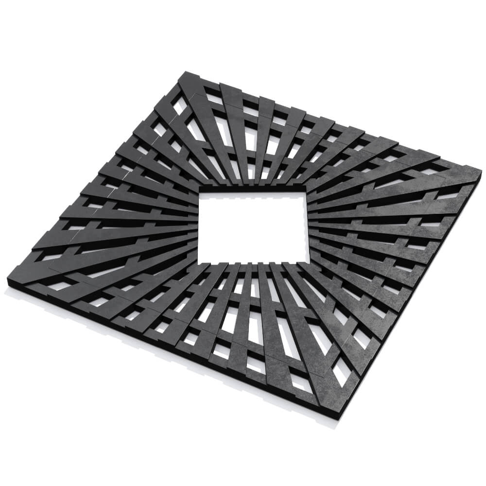 Приствольная решетка для дерева ZKING ATMOSPHERE 1.2х1.2м Черная в Геленджике фото