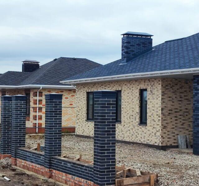 Колпак Zking Бона ХайТек Серый на столб 1.5х1.5 кирпича (385х385мм) в Геленджике фото