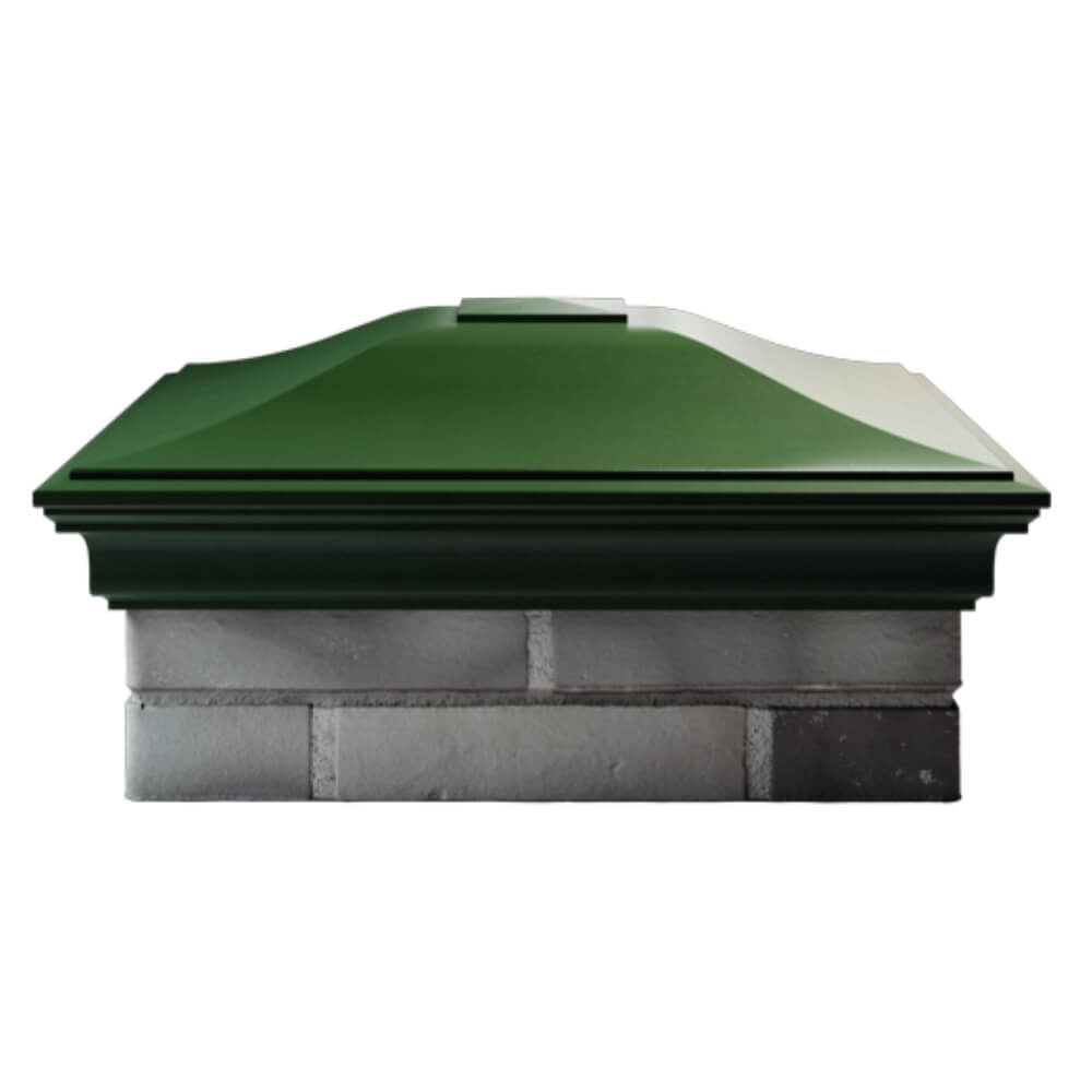 Колпак Zking Монблан Зеленый на столб 2х2 кирпича (515х515мм) в Геленджике фото