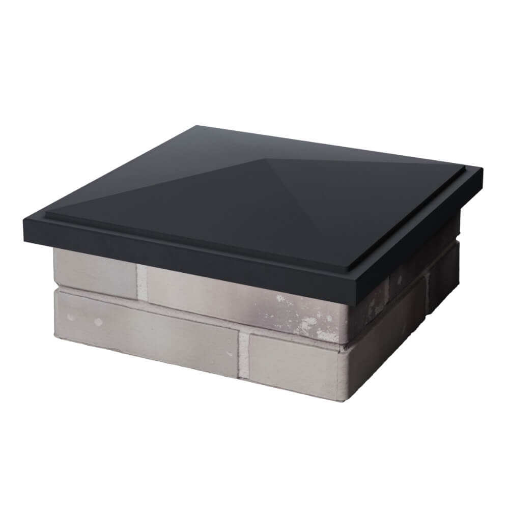 Колпак Zking БонаМоно Серый на столб 1.5х1.5 кирпича (385х385, 400х400мм) в Геленджике фото