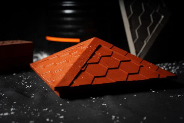 Колпак Zking Эверест Красный на столб 1.5х1.5 кирпича (390х390мм) в Геленджике фото