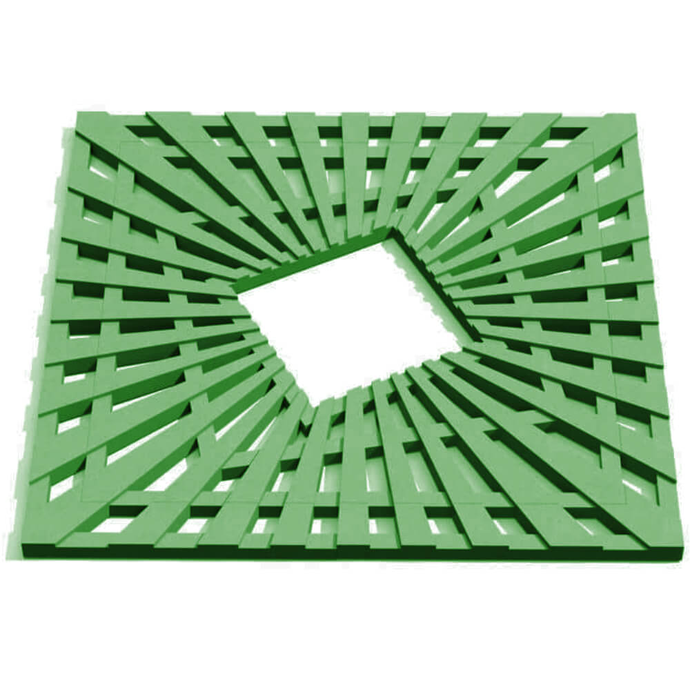 Приствольная решетка для дерева ZKING ATMOSPHERE 1.2х1.2м Зеленая Геленджик фото