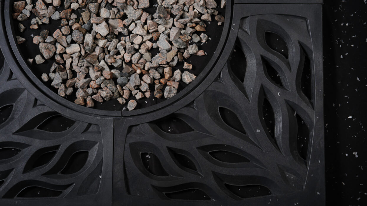 Приствольная решетка для дерева ZKING CRUST 1.2х1.2м Черная в Геленджике фото